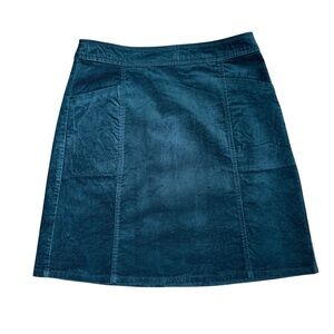 LOFT Deep Teal Mini Skirt